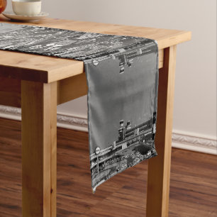 Vintage Germany Berlin The Tegel Airport Short Table Runner