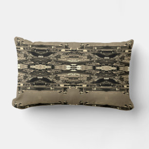 Vintage Germany Berlin The Tegel Airport Throw Pil Lumbar Cushion