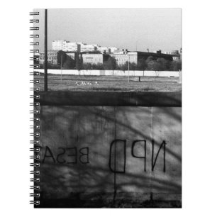 Vintage Germany Berlin wall 1970 Spiral Notebook