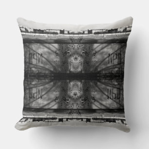 Vintage Germany Berlin wall 1970 Square Sticker Cushion