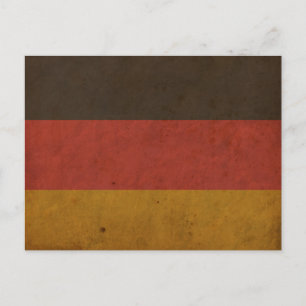Vintage Germany Flag Postcard