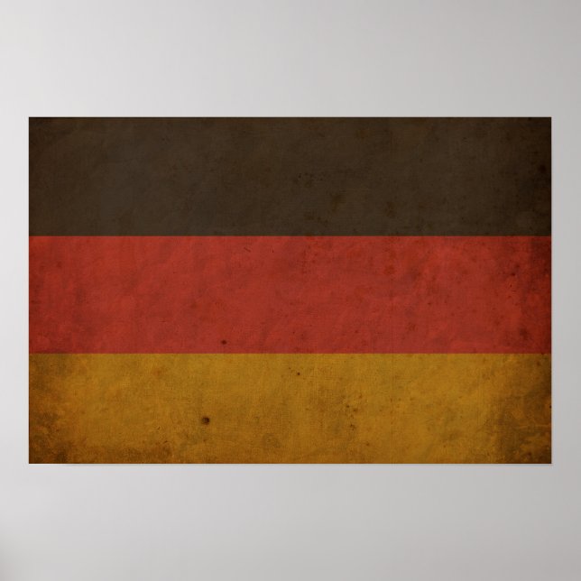 Vintage Germany Flag Poster (Front)