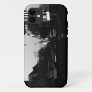 Vintage Germany Frankfurt City street cars Case-Mate iPhone Case