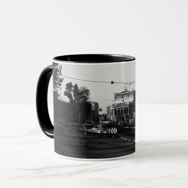 Vintage Germany Frankfurt opera 1970 Mug (Front Left)