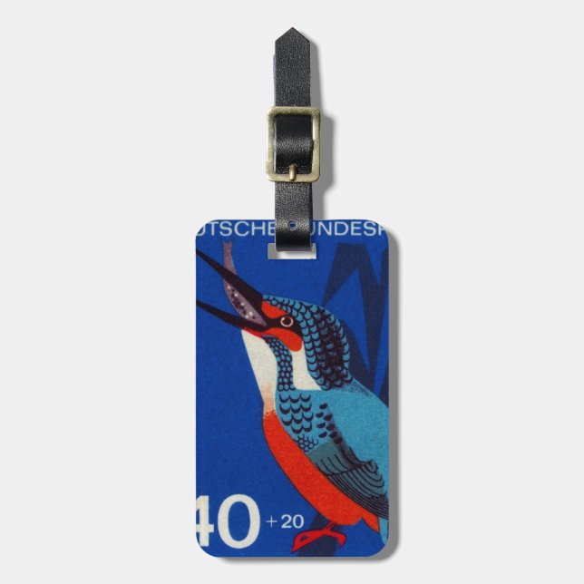 Vintage Germany German Luggage Tag (Front Vertical)