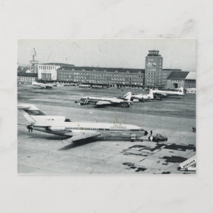 Vintage Germany, Munich airport 1950s Postcard