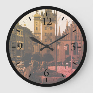 Vintage Germany Munich Church Marienplatz Large Cl Large Clock
