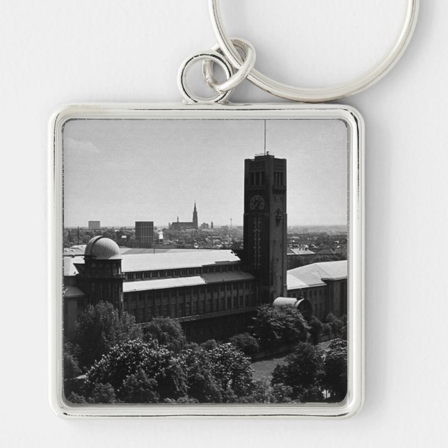 Vintage Germany Munich Deutsch Museum Key Ring (Front)
