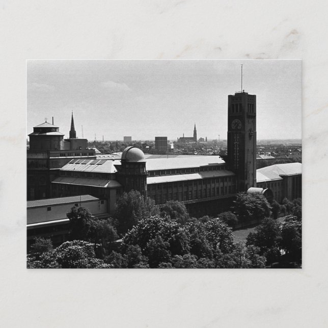 Vintage Germany Munich Deutsch Museum Postcard (Front)