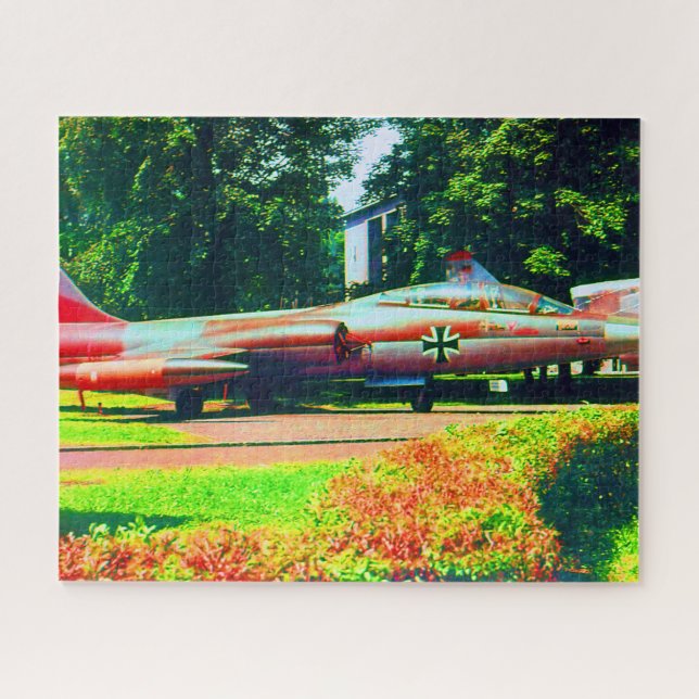 Vintage Germany Munich Deutsch Museum starfighter Jigsaw Puzzle (Horizontal)