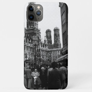 Vintage Germany Munich Frauenkirche Frauenplatz Case-Mate iPhone Case