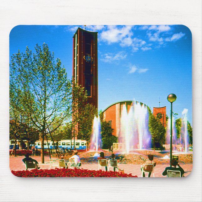 Vintage Germany Munich sendlinger platz Matthäus Mouse Pad (Front)