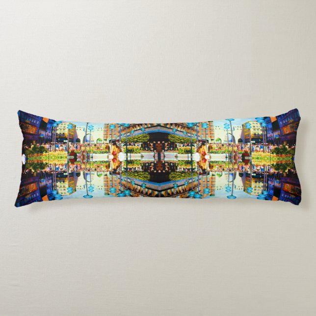 Vintage Germany Munich Towngate Karistor Body Cushion (Front)