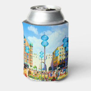 Vintage Germany Munich Towngate Karistor Can Cooler
