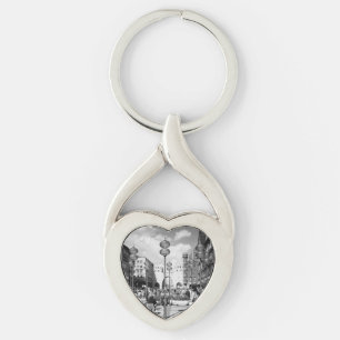 Vintage Germany Munich Towngate Karistor Key Ring