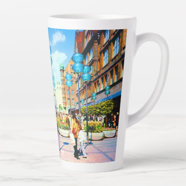 Vintage Germany Munich Towngate Karistor Latte Mug (Right)