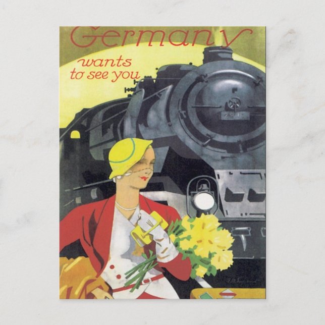 Vintage Germany Postcard (Front)