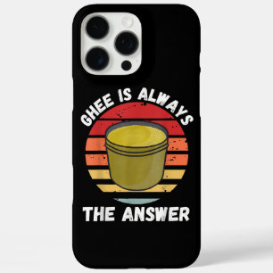 Vintage Ghee Is Always The Answer Retro Food Lover iPhone 16 Pro Max Case