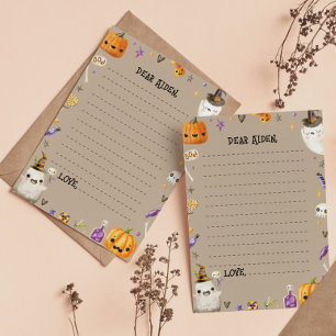 Vintage Ghost Time Capsule Note Message Card