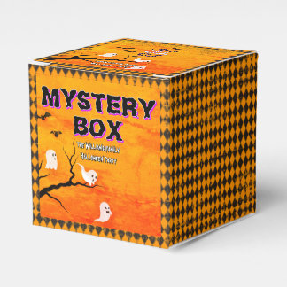 Vintage Ghost Treat Tricks Halloween Party Mystery Favour Box