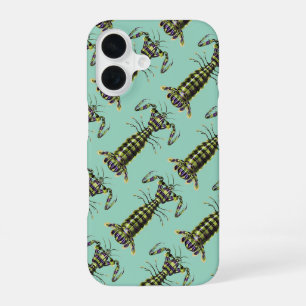 Vintage Giant Mantis Shrimp Marine Art Print iPhone 16 Case