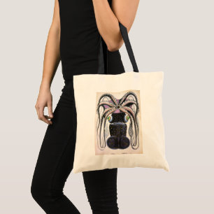 Vintage Giant Octopus or Squid, Marine Life Animal Tote Bag