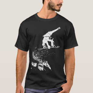 Vintage Gift For Snowboarder Wintersport Design Sn T-Shirt