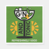 Vintage Gin And Tonic Art