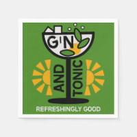 Vintage Gin And Tonic Art