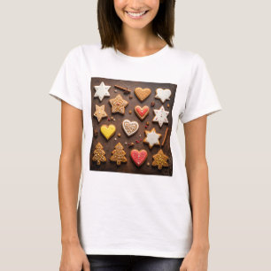 Vintage Gingerbread Cookie Collection T-Shirt