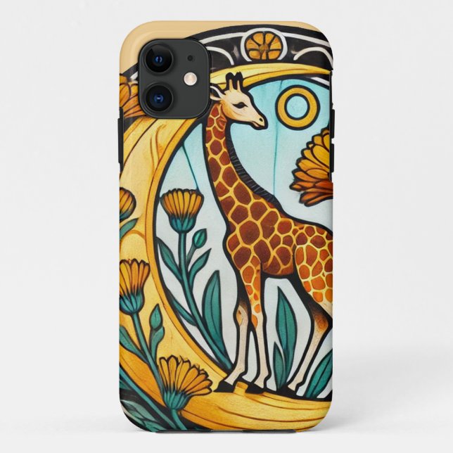 Vintage Giraffe                                    Case-Mate iPhone Case (Back)
