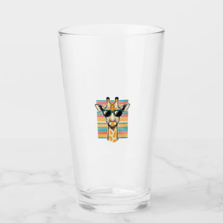 Vintage Giraffe Sunglasses Retro Stripe Vector Des Glass