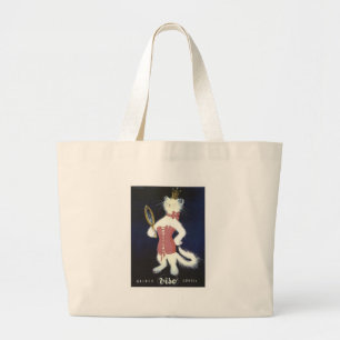 Vintage Girdle Ad Large Tote Bag