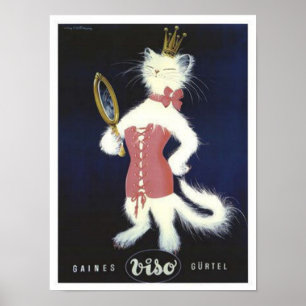 Vintage Girdle Ad Poster