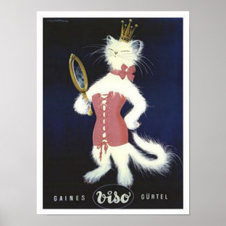 Vintage Girdle Ad Poster