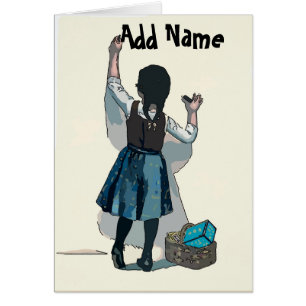 Vintage Girl, add name to wall
