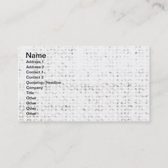 Vintage Girl and Dove Grunge Canvas Business Card (Front)