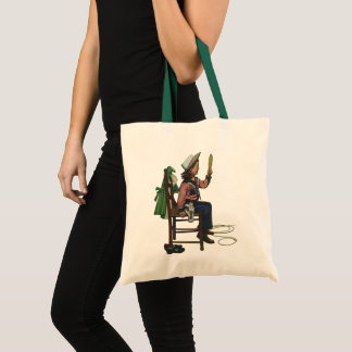 Vintage Girl Cowgirl Looking  Mirror She's so Vain Tote Bag