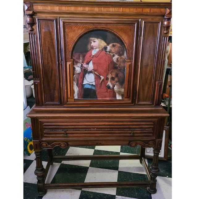 Vintage Girl Dogs Tissue Paper (Creator Uploaded)