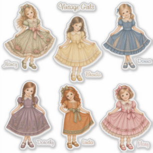 Vintage Girls: Base Collection Stickers