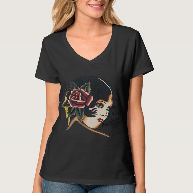 Vintage Girly Girl T-Shirt (Front)