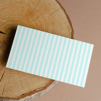 Vintage Girly  Teal Blue White  Stripes Pattern