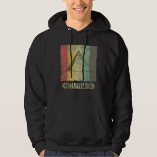 Vintage Giza Pyramids Ancient Egyptian Architectur Hoodie