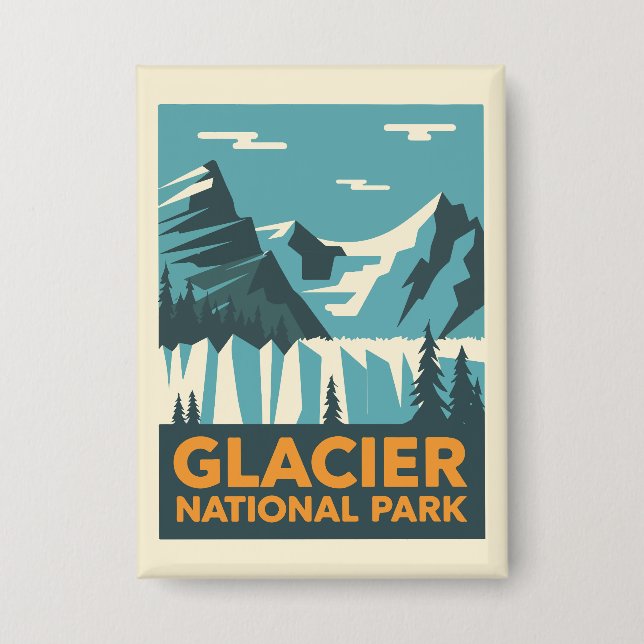 Vintage Glacier National Park (Front)