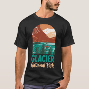Vintage Glacier National Park 80s Mountains Graphi T-Shirt