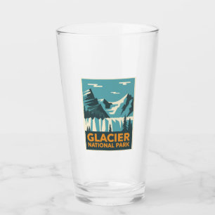 Vintage Glacier National Park Glass