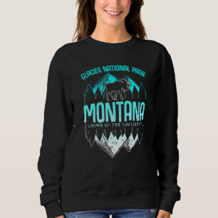 Vintage Glacier National Park Montana Sweatshirt