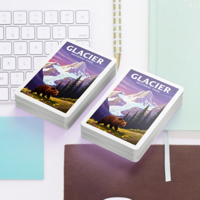 Vintage Glacier National Park Playing Cards (Creator Uploaded)