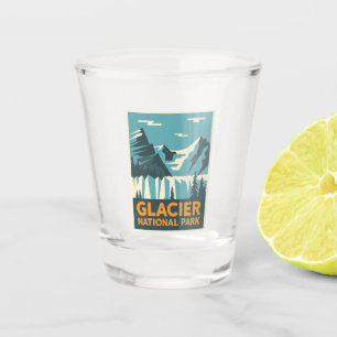 Vintage Glacier National Park Shot Glass