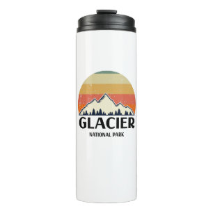 Vintage Glacier National Park Thermal Tumbler